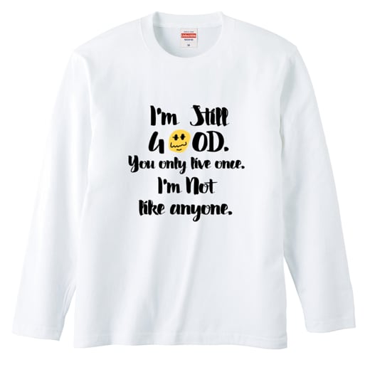 00s L/S Tee メッセージ アート ロンティー