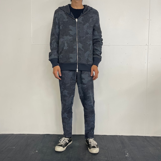 e JEANS イージーパンツ indigo camouflage（e809-001）