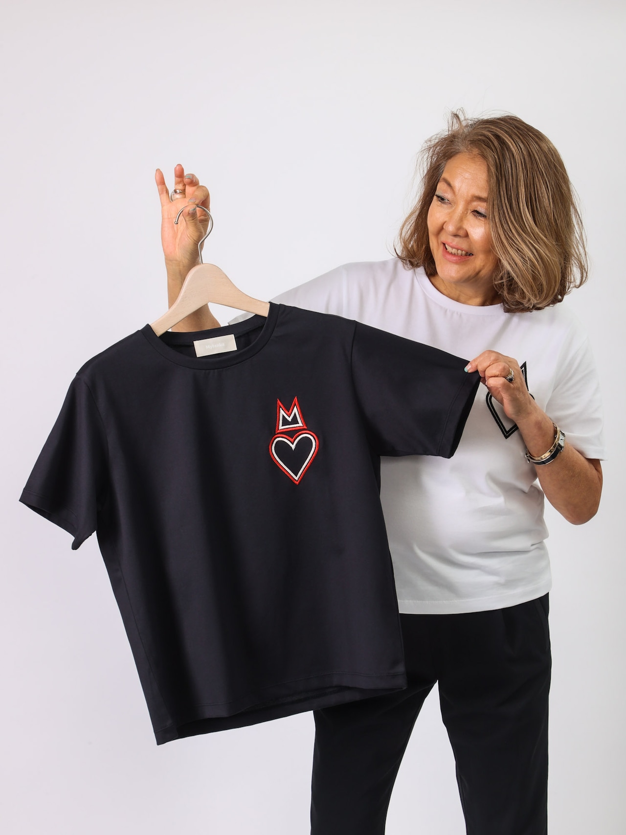 Mモチーフカットソー(Mylanka)