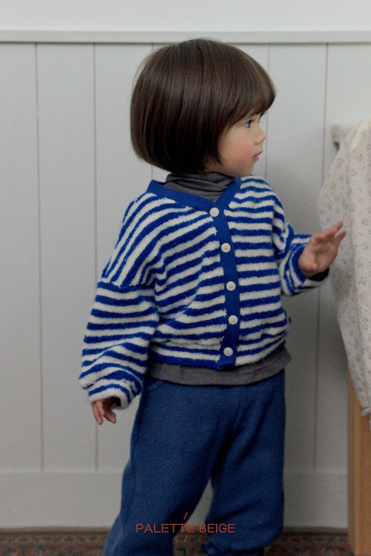the beige［取寄］stripe cardigan 26winter