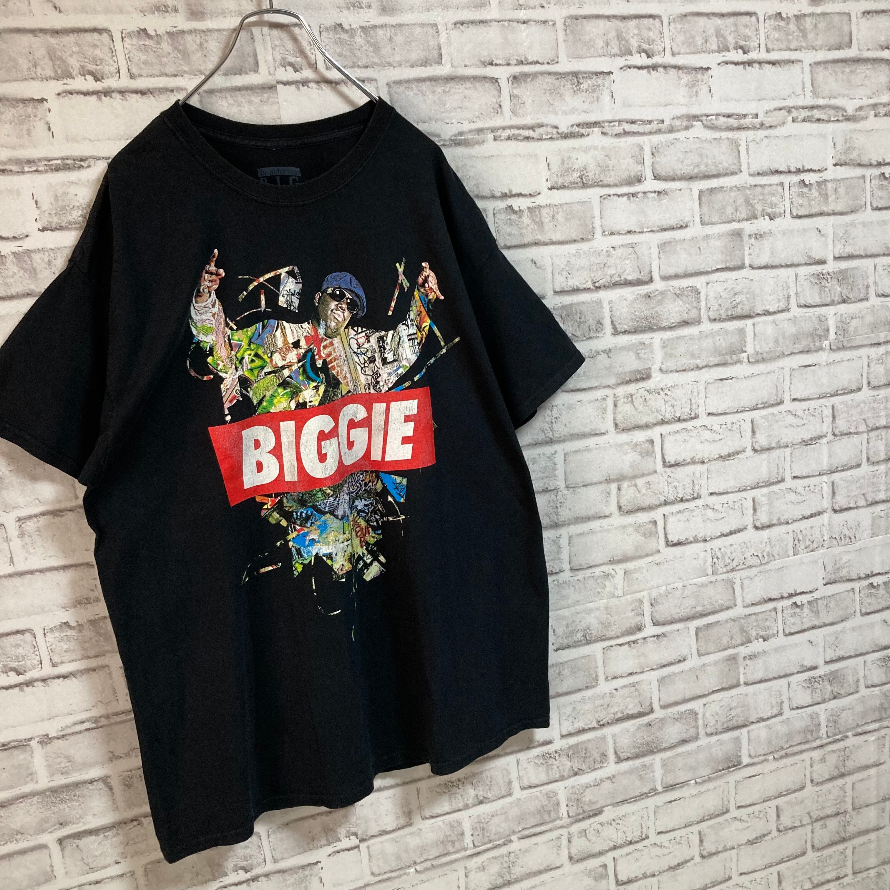 【notorious B.I.G】S/S Tee XL “BIGGIE” アーティストTシャツ ビギー ラップTee ラッパー HIPHOP  coogi Tシャツ アメリカ USA 古着