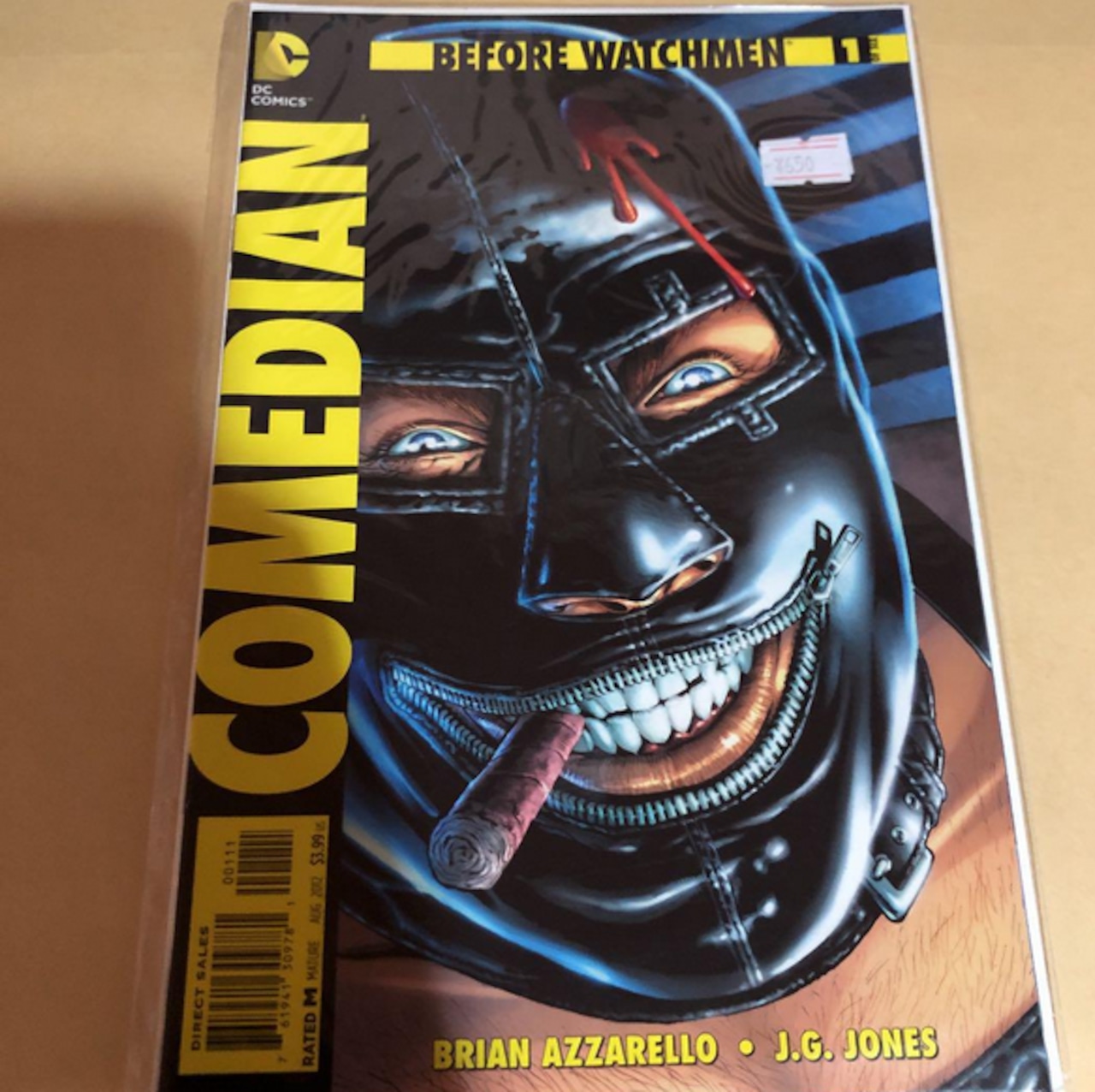 【激レア・美品】WATCHMEN|ウォッチメン コメディアン<新品未開封> アメコミリーフ『ビフォア・ウォッチメン:コメディアン』#1