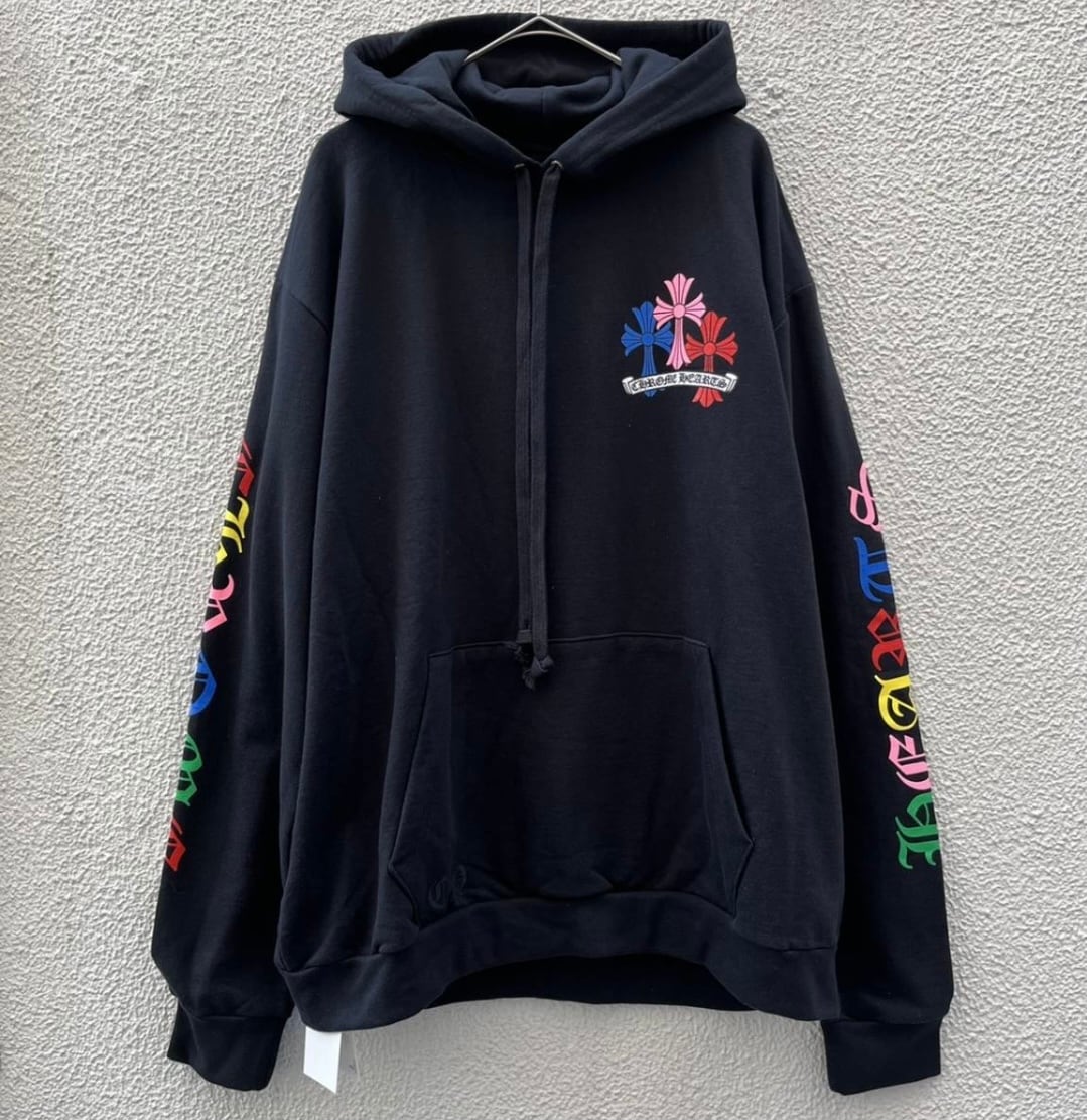 美品 Chrome Hearts セメタリークロス プルオーバー パーカー XL