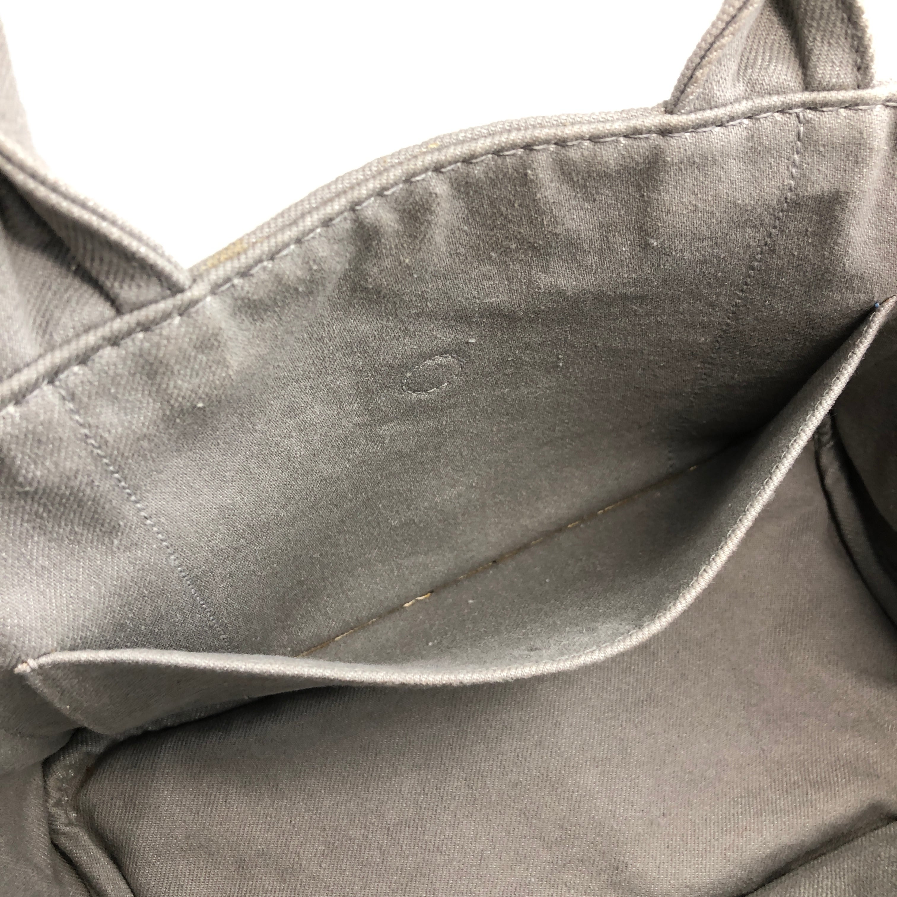 PRADA プラダ カナパ ハンドバッグ グレー キャンバス 2WAY vintage