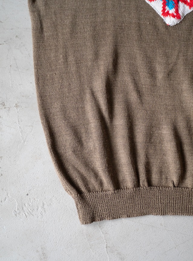 "Sue BRETT" 1980s Acrylic knit pullover