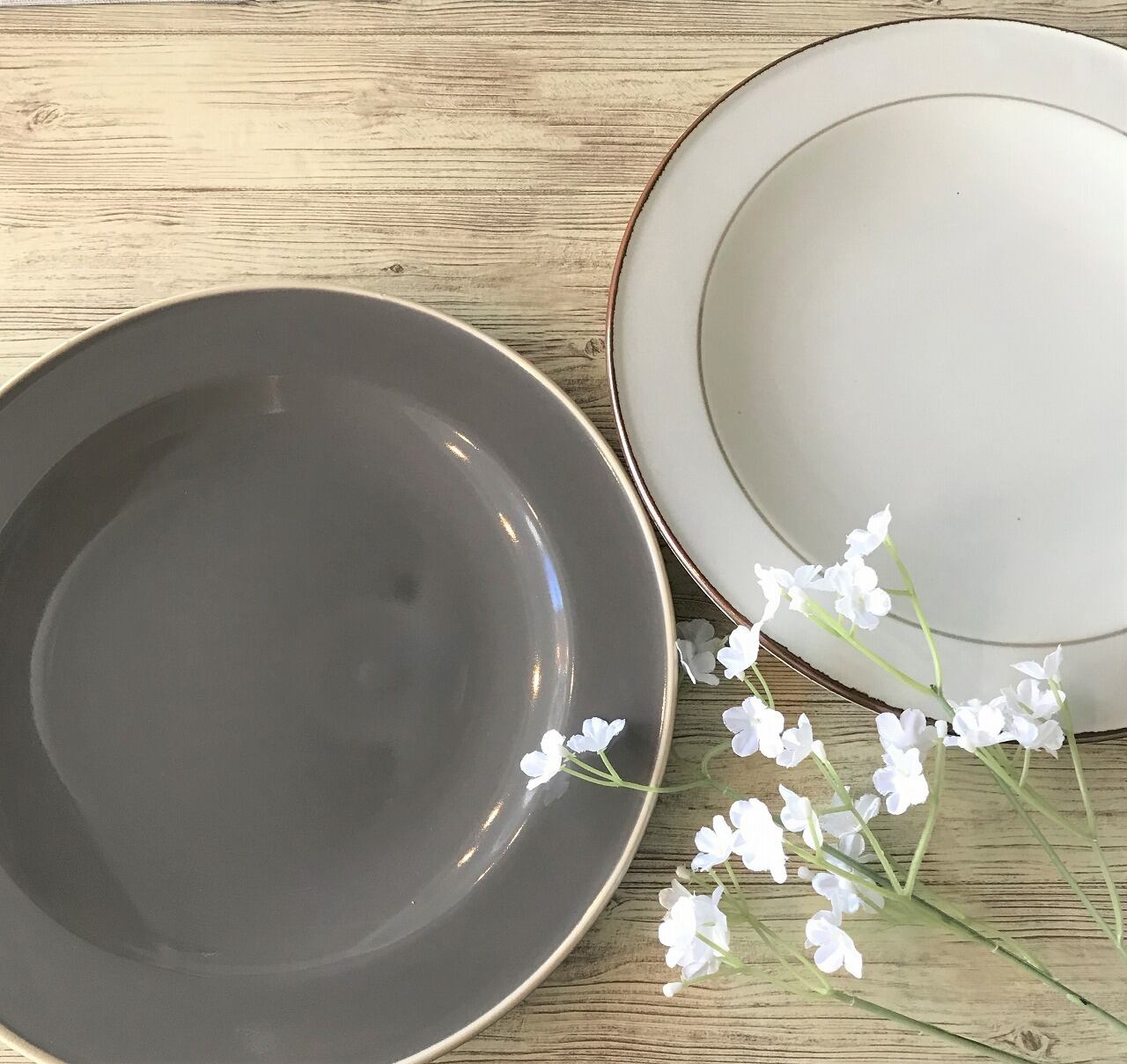 ワイドリムクーププレート 26cm ペア ワイドリムクーププレート 24