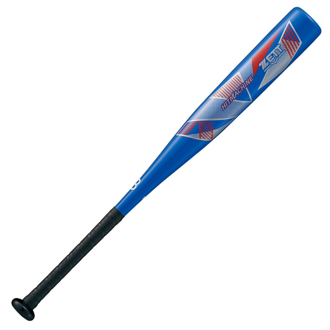 ゼット ZETT 軟式少年バット 72cm FRP製 400g ヒットマシン ブルー 