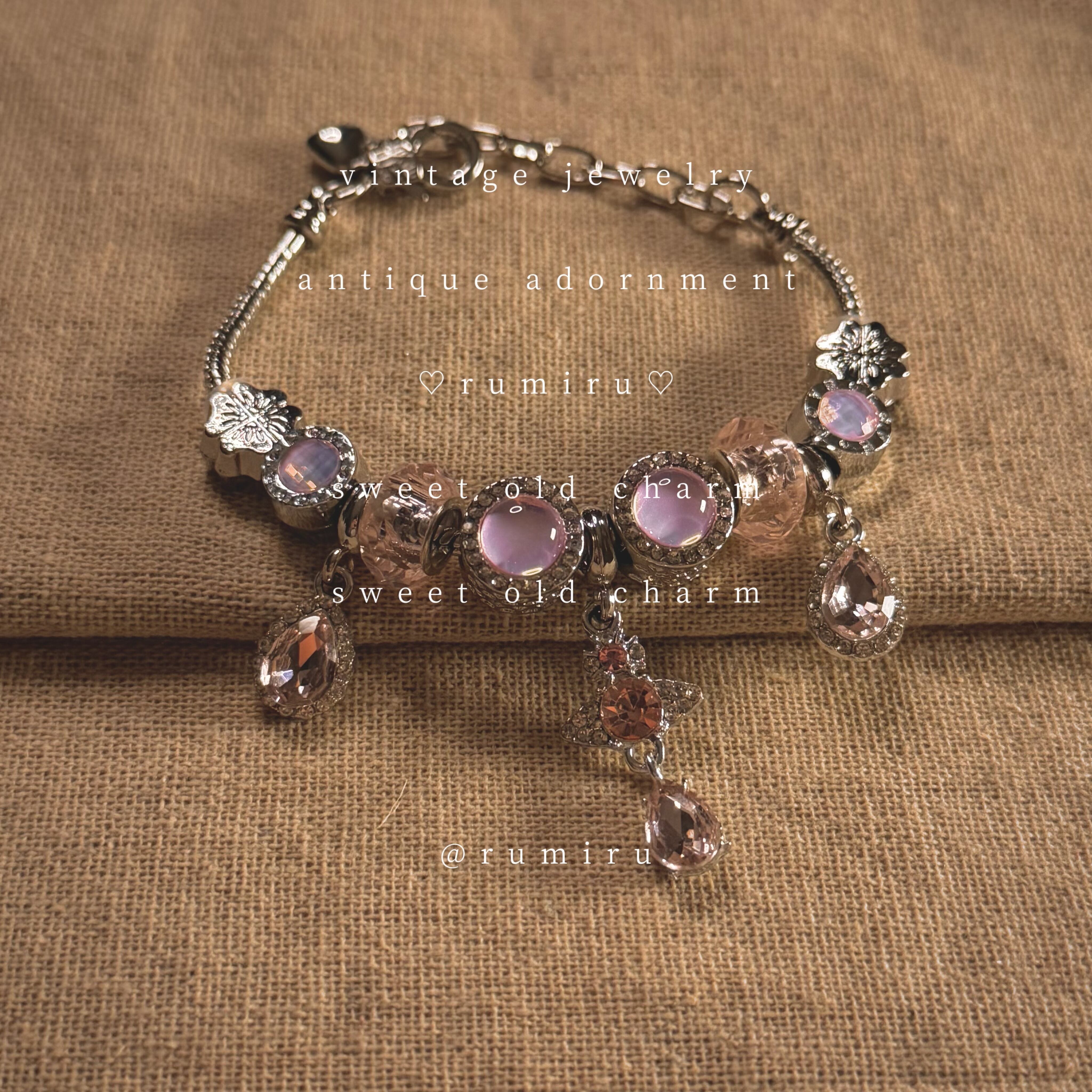 ハンドメイド カラフルビーズ 夢色 ブレスレット | rumiru