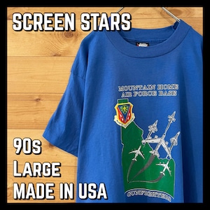 【SCREEN STARS】90s AIR FORCE Tシャツ USA製 ミリタリー エアフォース