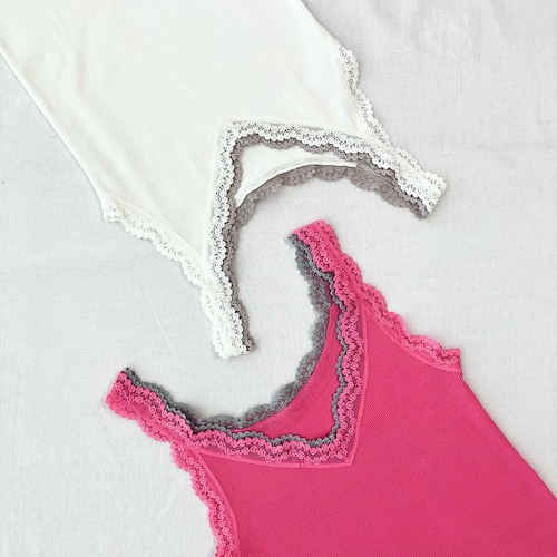 バイカラーテレコタンク