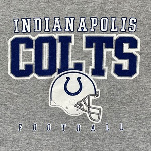 【NFL】インディアナポリス・コルツ Indianapolis Colts フットボール プリント Tシャツ アメフト XL US古着