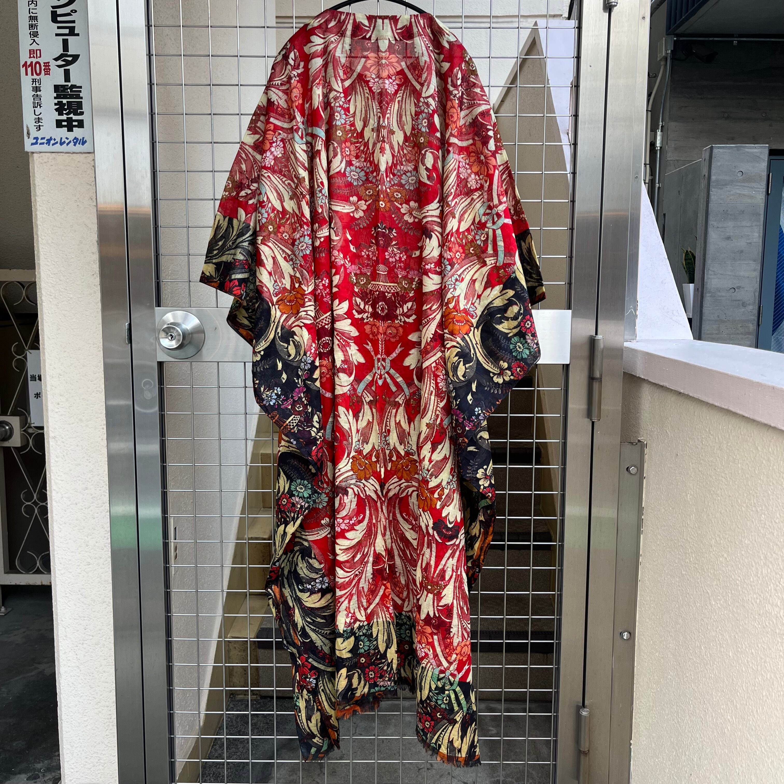 DRIES VAN NOTEN ドリスヴァンノッテン Floral cotton voile kaftan 