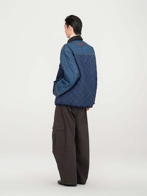【26AW | MEN】Feng Chen Wang フェンチェンワン / パンツ / Brown loose fit cargo pants FUF22TR36