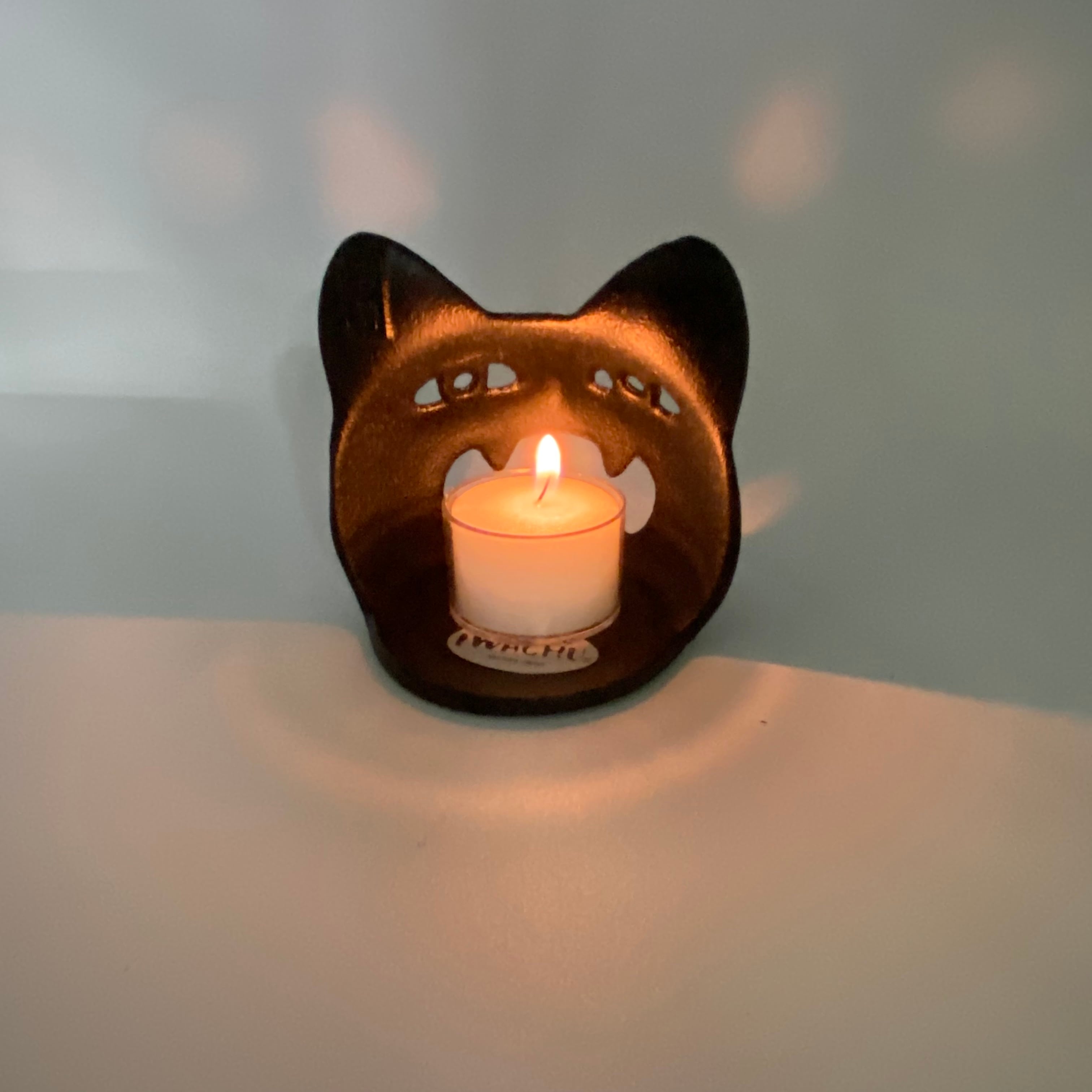 キャンドルスタンド ネコ | 田舎暮らし屋｜南部鉄器通販.com