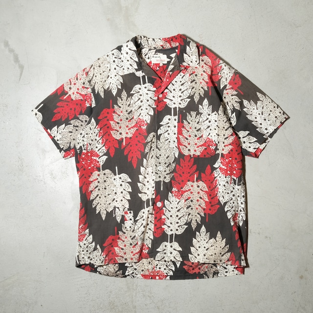 60's Truval cotton hawaiian shirt[M]