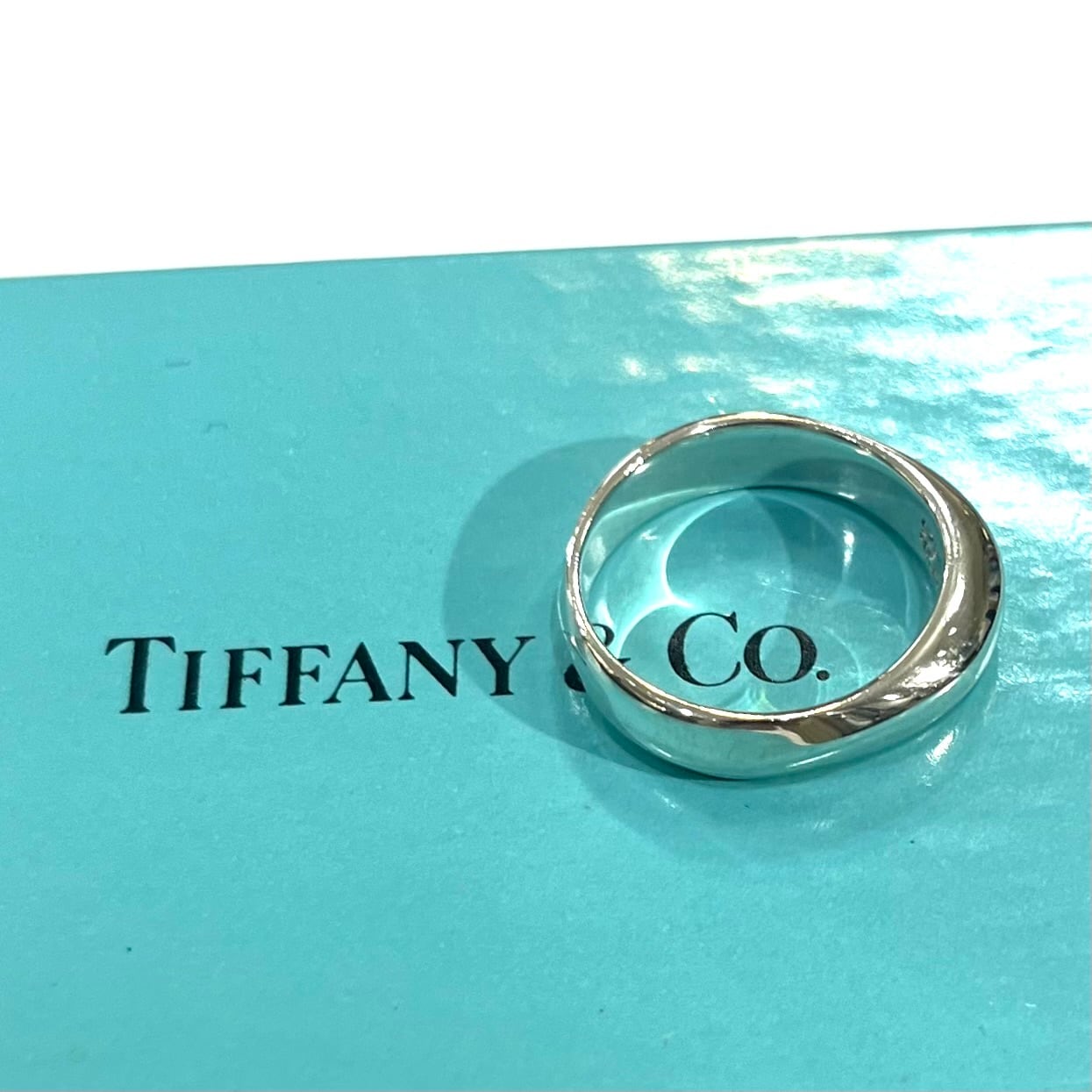 TIFFANY&CO】【12.5号】2661 ナイフエッジ 指輪 リング SV925