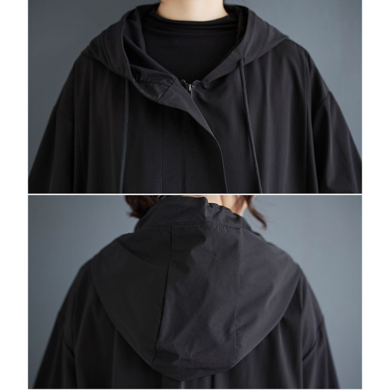 フーデッド オーバー コート 60030