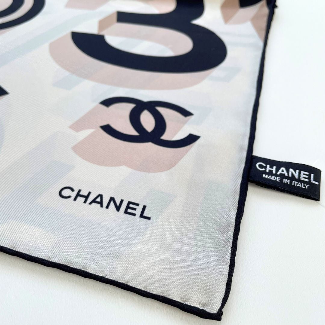 CHANEL】シャネル 大判スカーフ シルク100％（並行輸入品 