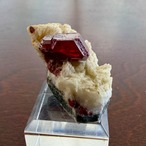 シナバー / ドロマイト【Cinnabar on Dolomite】中国産