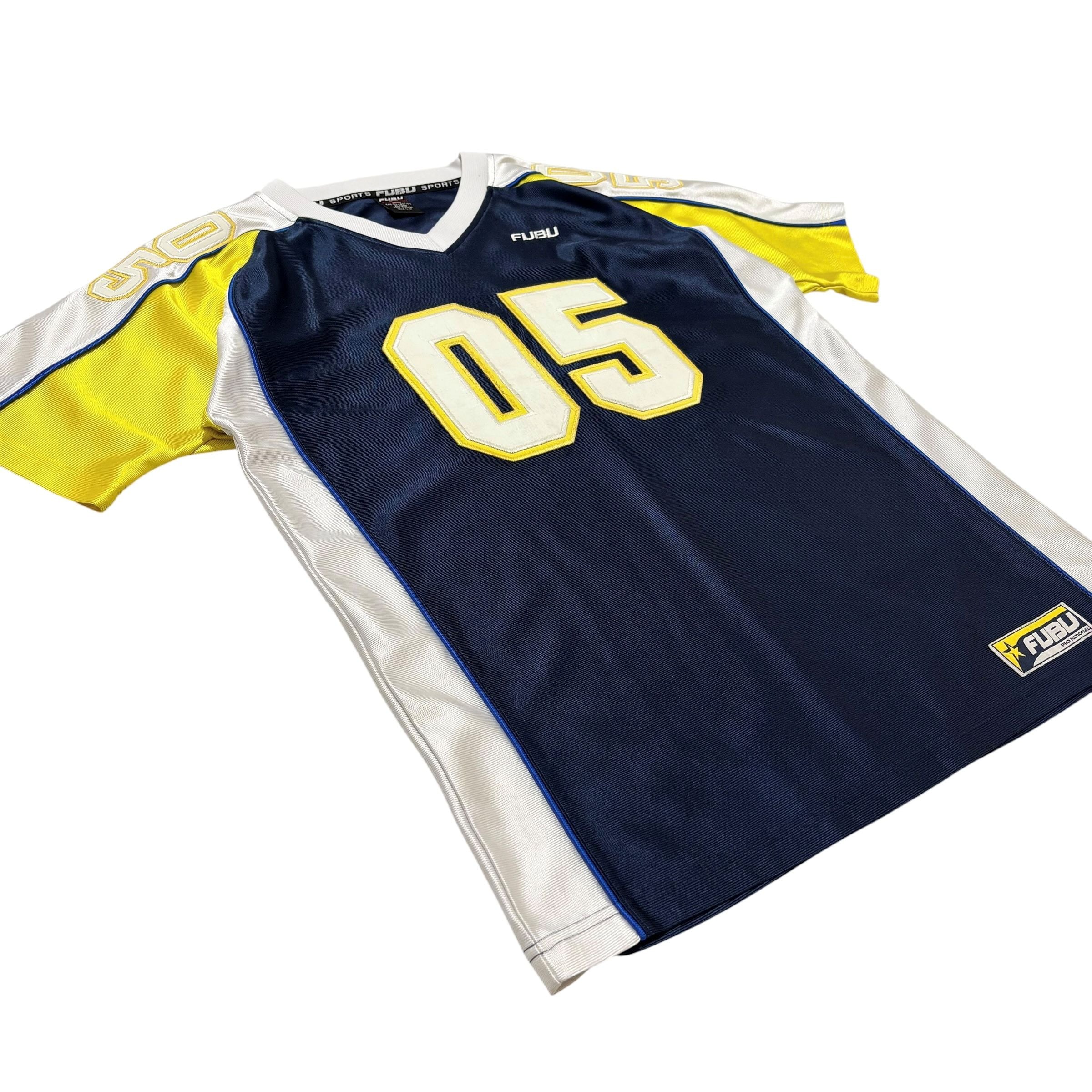 古着 フブ FUBU ゲームシャツ フットボールシャツ 半袖 Tシャツ