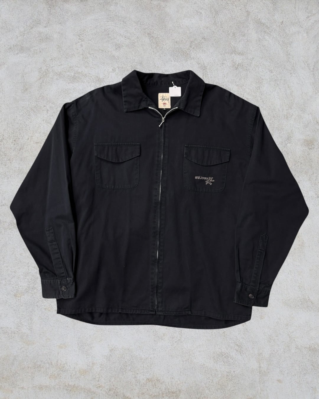 Special!!】90's old stussy “stussy Bear” Cotton Jacket “白タグ