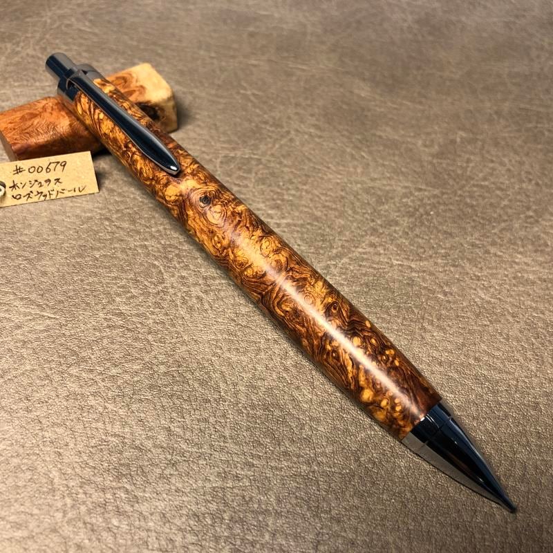 希少 ホンジュラスローズウッド瘤シャーペンSteef&Co.