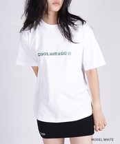 【直営限定ITEM】COOLA MADE®エンブロイダリーベーシックTシャツ (WHITE) CQ-47068H