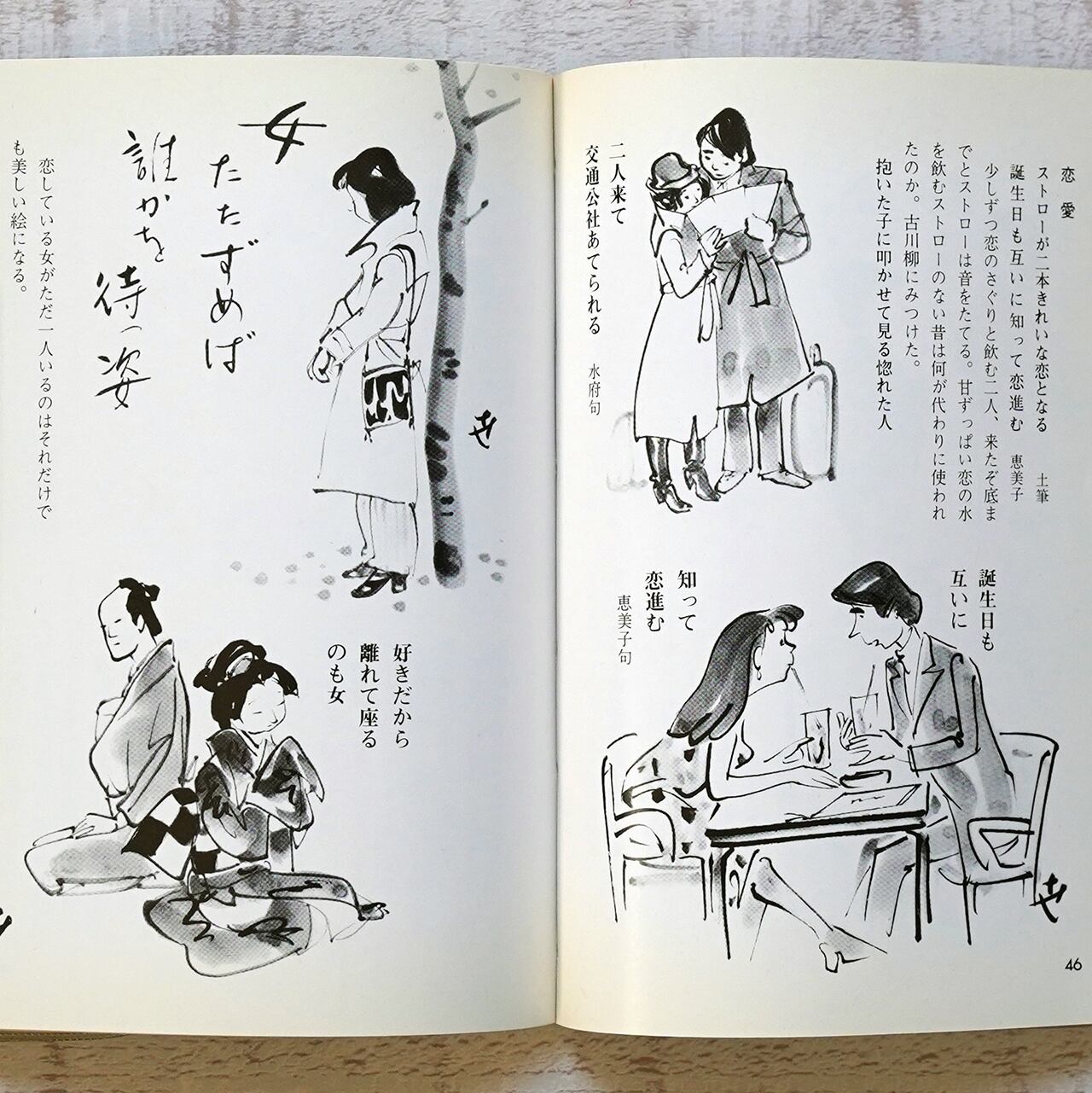 川柳入門 ー柳画と作句法ー (カラーブックス394) 近江砂人・藤原せい