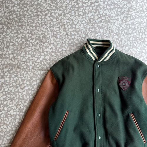 Polo by Ralph Lauren / 90’s leather stadium jacket size M