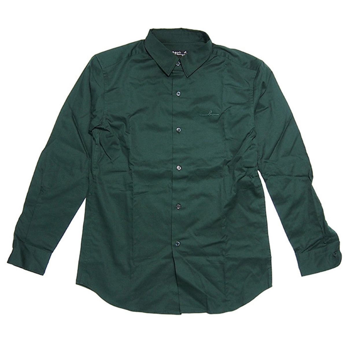 アニエスベー オム agnes b. HOMME カラーシャツ #38 グリーン 