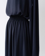 〈CÉLINE by phoebe philo〉Waist Gathered Dress