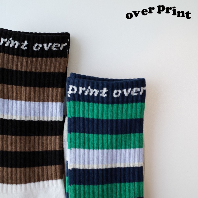 【over print】boader hi sox