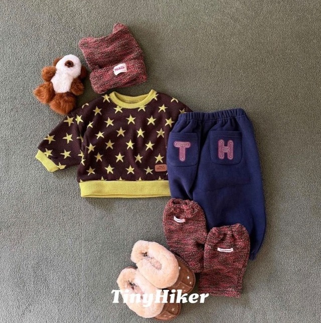 〚予約〛Stargram knit man to man <kids>