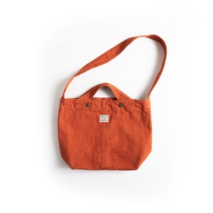 Orange denim tote bag【オレンジデニム トートバッグ】