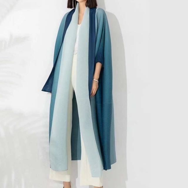 Sheer Gradient Chiffon Robe / シアー グラデーション シフォン ローブ