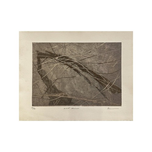 落合皎児【版画】Wind Mirror #24/30 — 1990s 25(H) × 32(W)cm