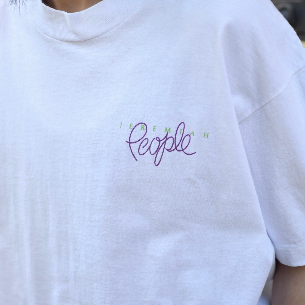 90's four face print tee