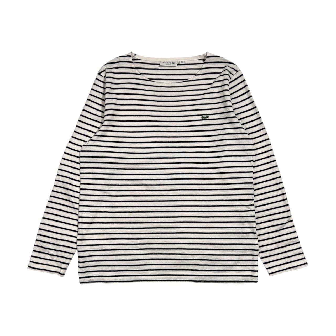 Mademoiselle NON NON マドモアゼルノンノン ボーダー 7分袖 Tシャツ