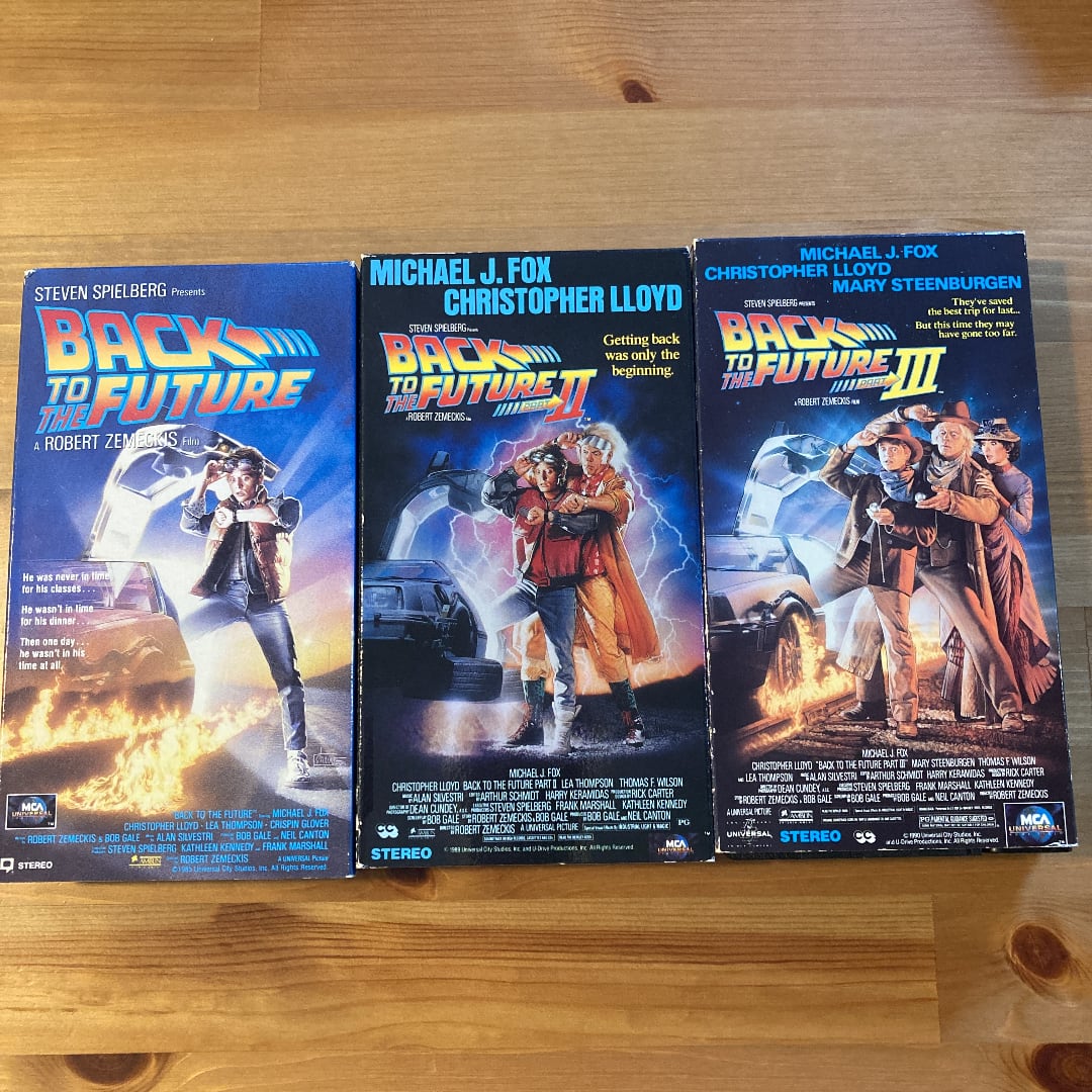 VHS バックトゥーザフューチャー3部作+秘密 US版 - 外国映画 VHS バックトゥーザフューチャー3部作+秘密 US版 - 外国映画