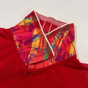 KENZO GOLF ケンゾー ゴルフ 襟裏総柄 半袖 ポロシャツ サイズ 4 /レッド/メンズ/ビンテージ