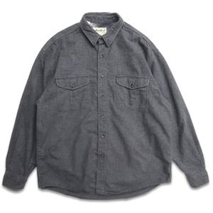 古着 エディーバウアー Eddie Bauer 長袖シャツ グレー 表記：L　gd408431n w60120