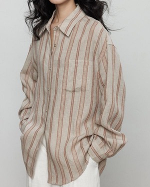 Linen Stripe Shirt