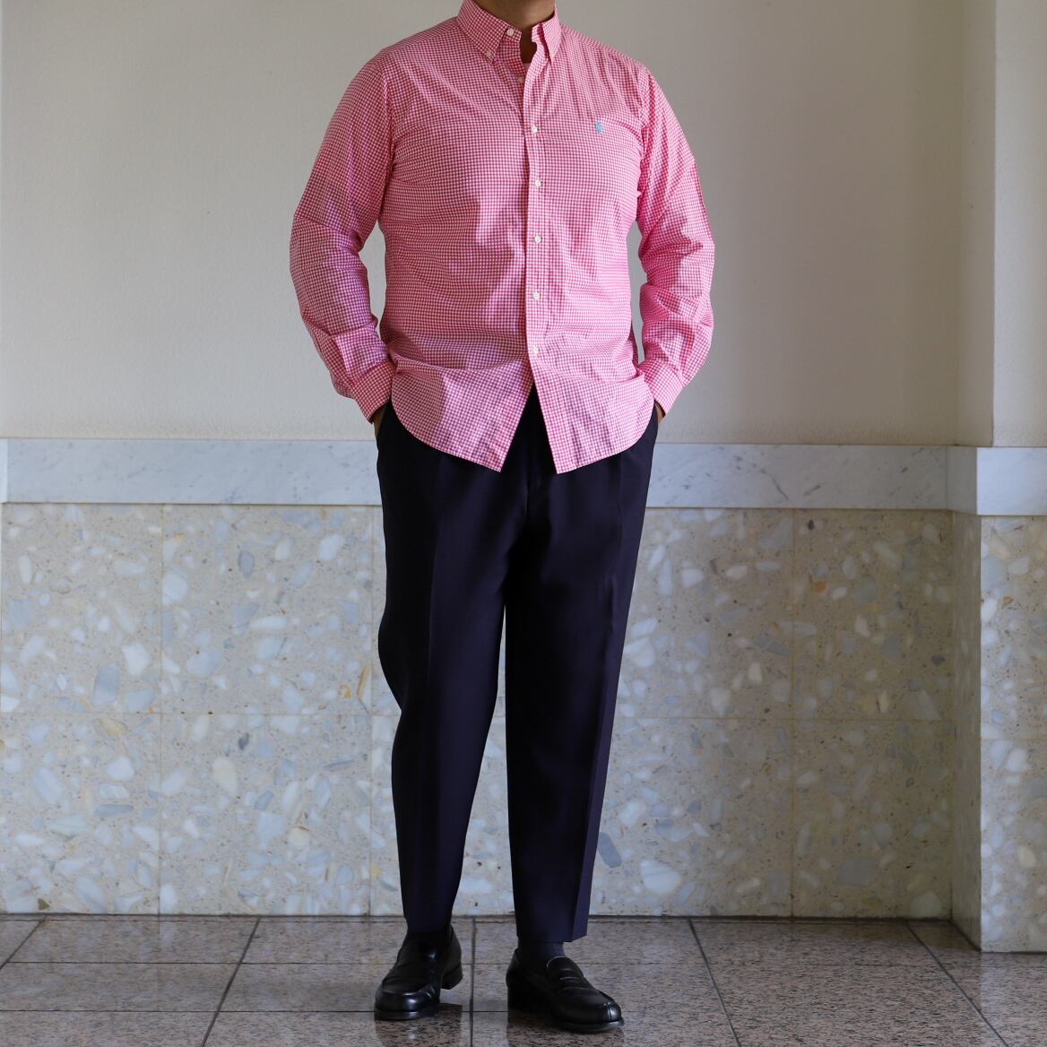 美品】90s Ralph Lauren B.D. cotton Shirt 