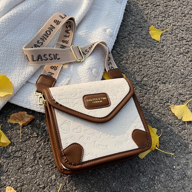 オータムウィンタースタンダードスタイル レトロ 秋物 冬物 スクウェア Tiancai_Wing_Bag30397626968