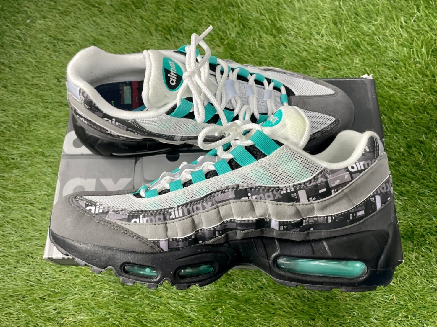NIKE × atmos AIR MAX 95 PRNT JADE WE LOVE NIKE PACK AQ0925-001  