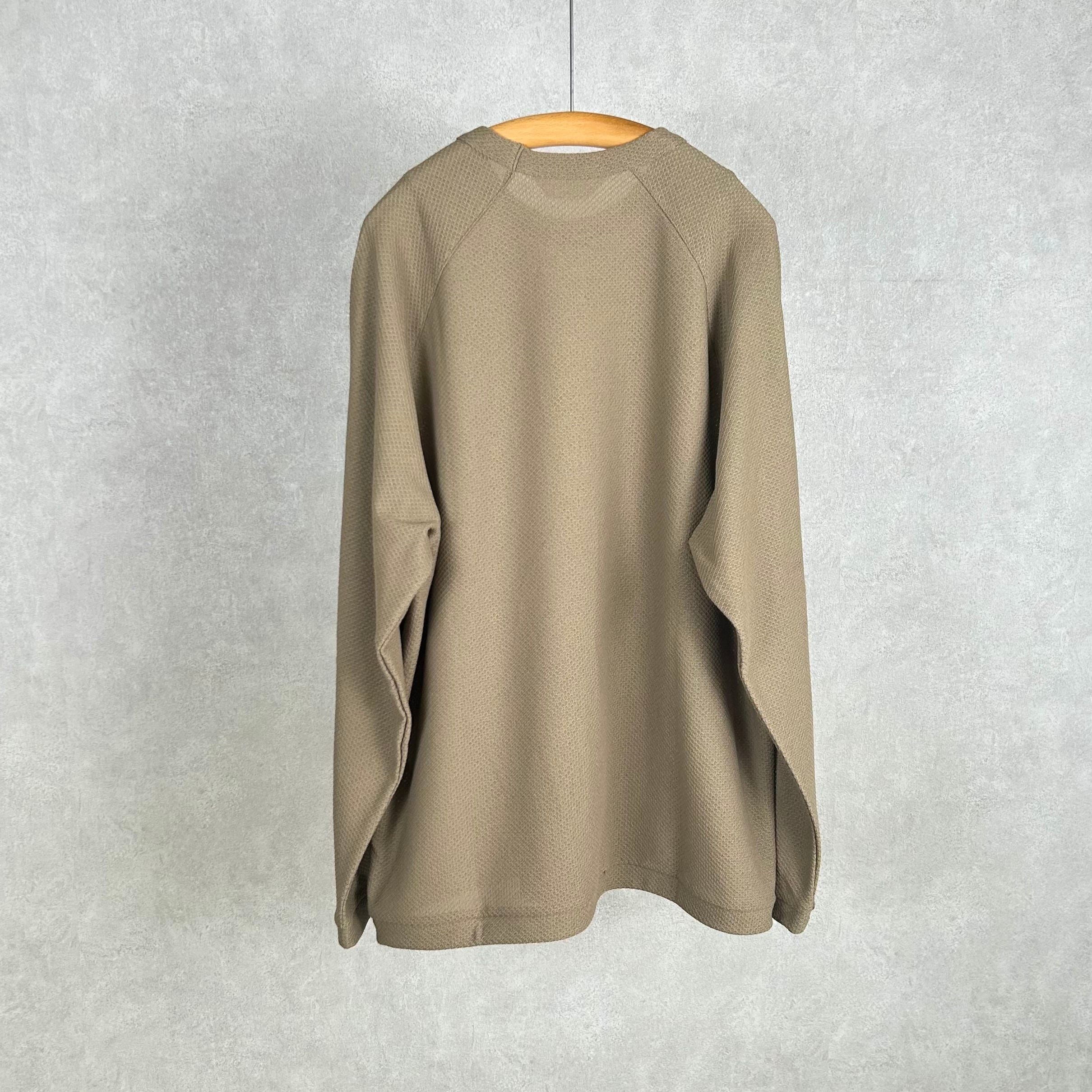 STILL BY HAND スティルバイハンド モスステッチロングスリーブ 26SS》【STILL BY HAND】MOSS STITCH LONG SLEEVE スティルバイハンド