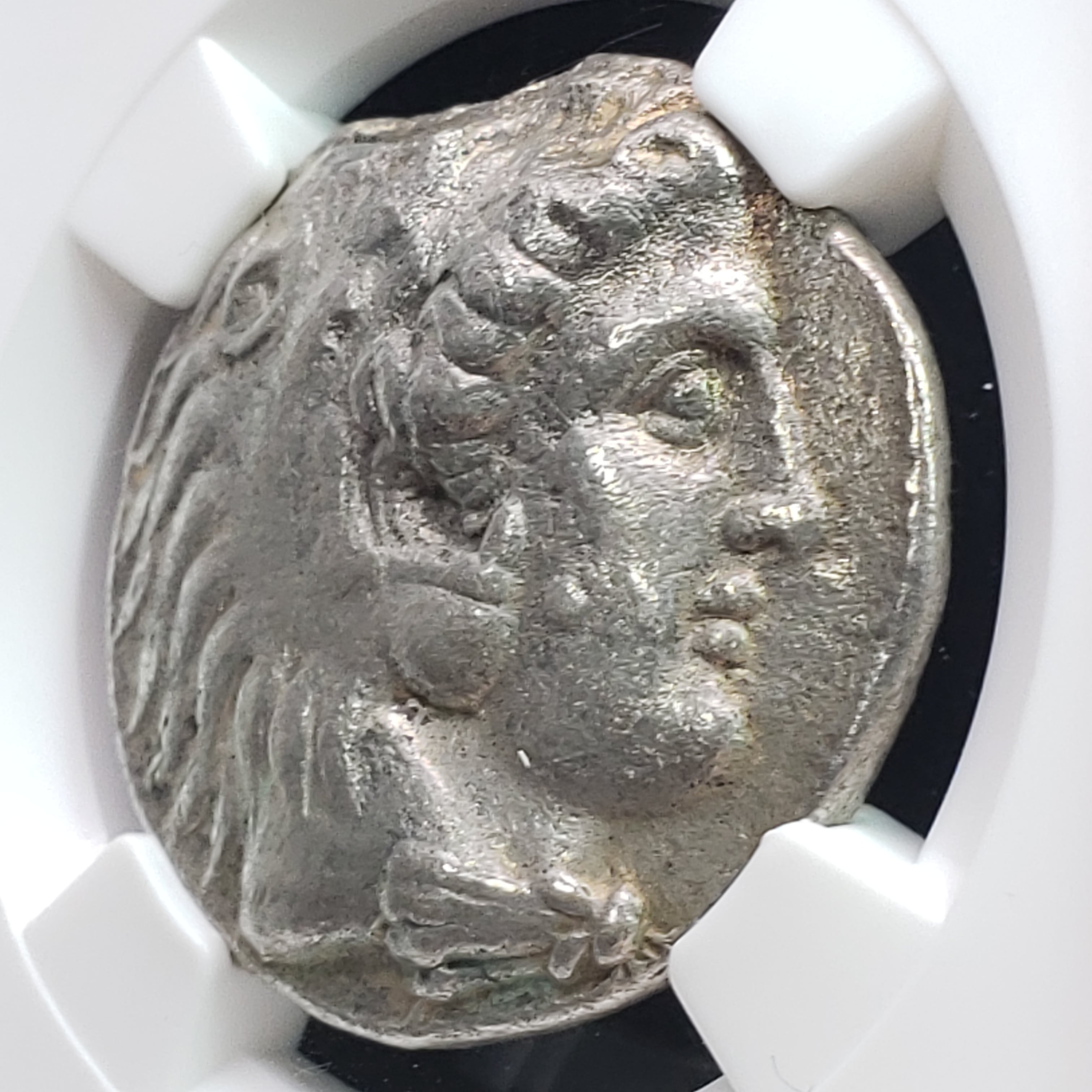 Ch XF ☆アレキサンダー大王 古代ギリシャ(BC336-323)ドラクマ銀貨