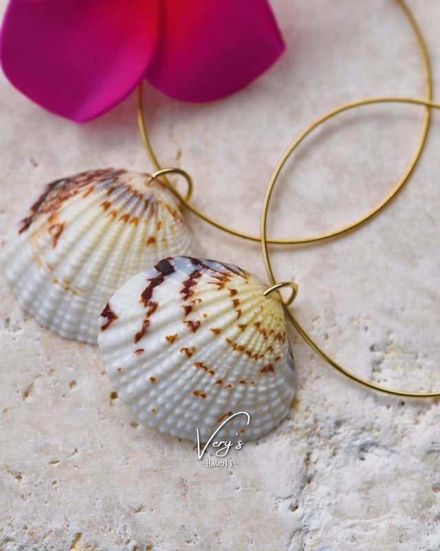 Marble Shell Pierce【Very's Jewelry】《両耳セット》