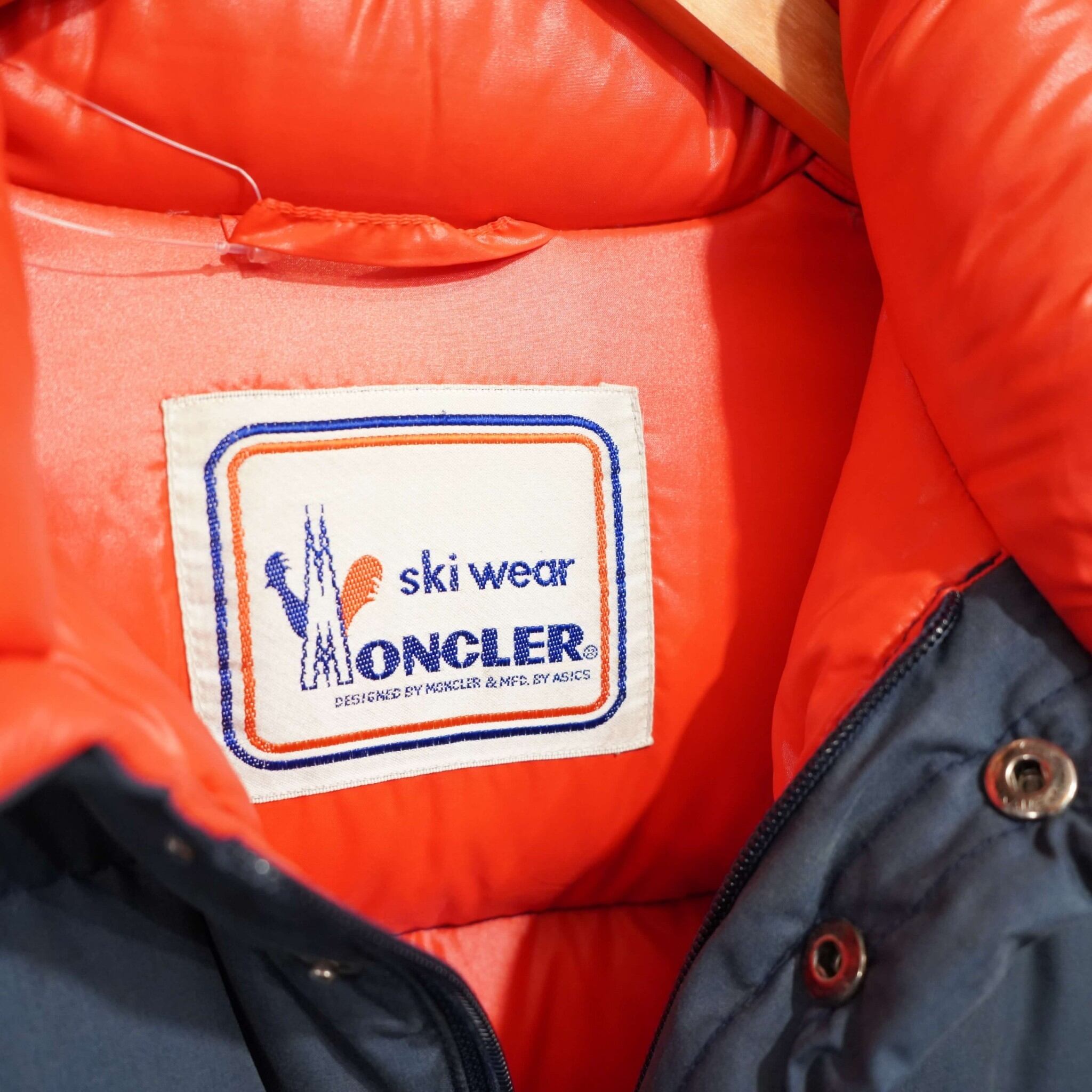 70s80s old moncler asics期 S/モンクレール アシックス ダウン