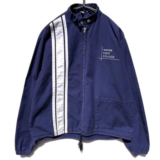【Wayne State College】Vintage College Racing Jacket Swing Top【1970s-】Vintage Racing Jacket